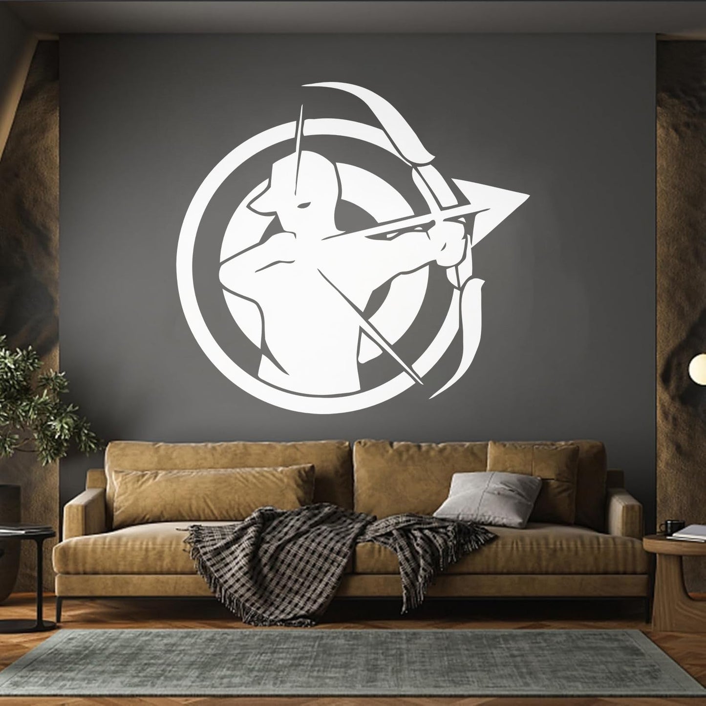 Wall Vinyl Sticker Decor Archer Shooter Target Sport Personalized Customization