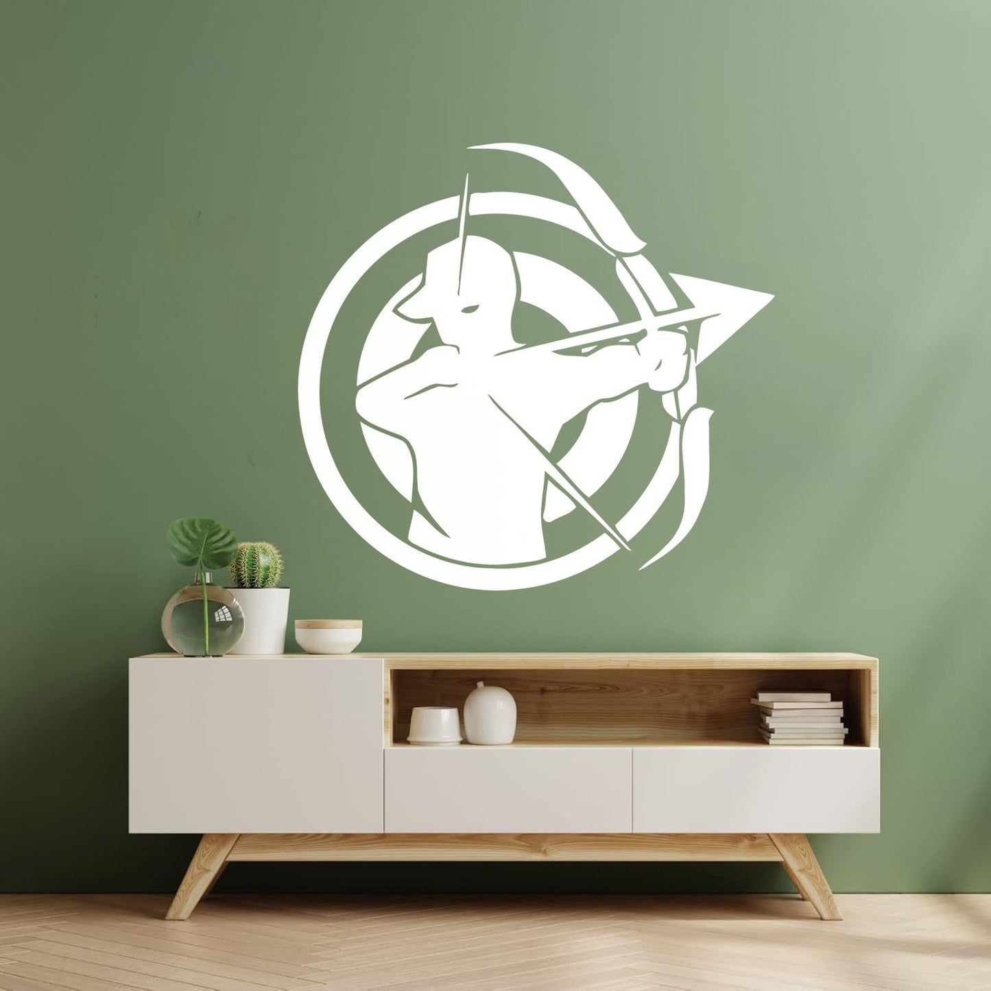 Wall Vinyl Sticker Decor Archer Shooter Target Sport Personalized Customization