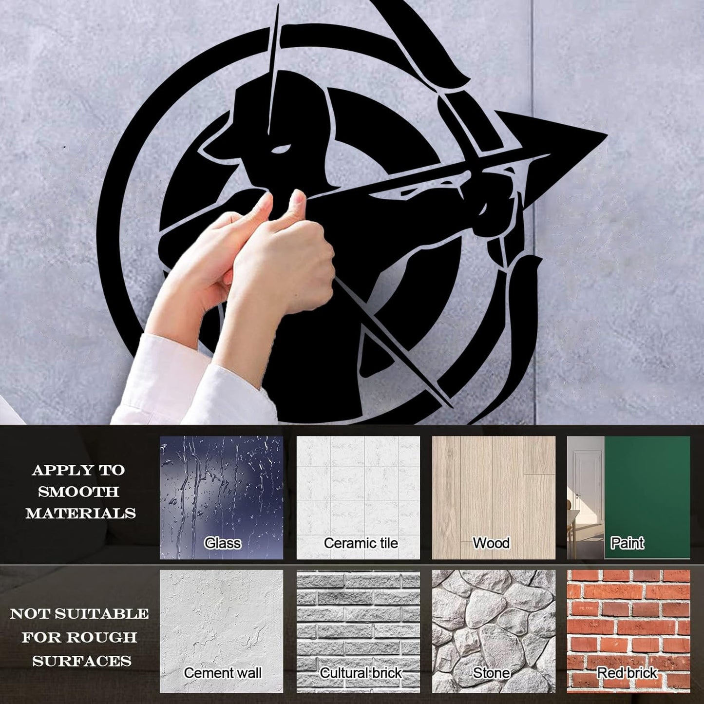 Wall Vinyl Sticker Decor Archer Shooter Target Sport Personalized Customization