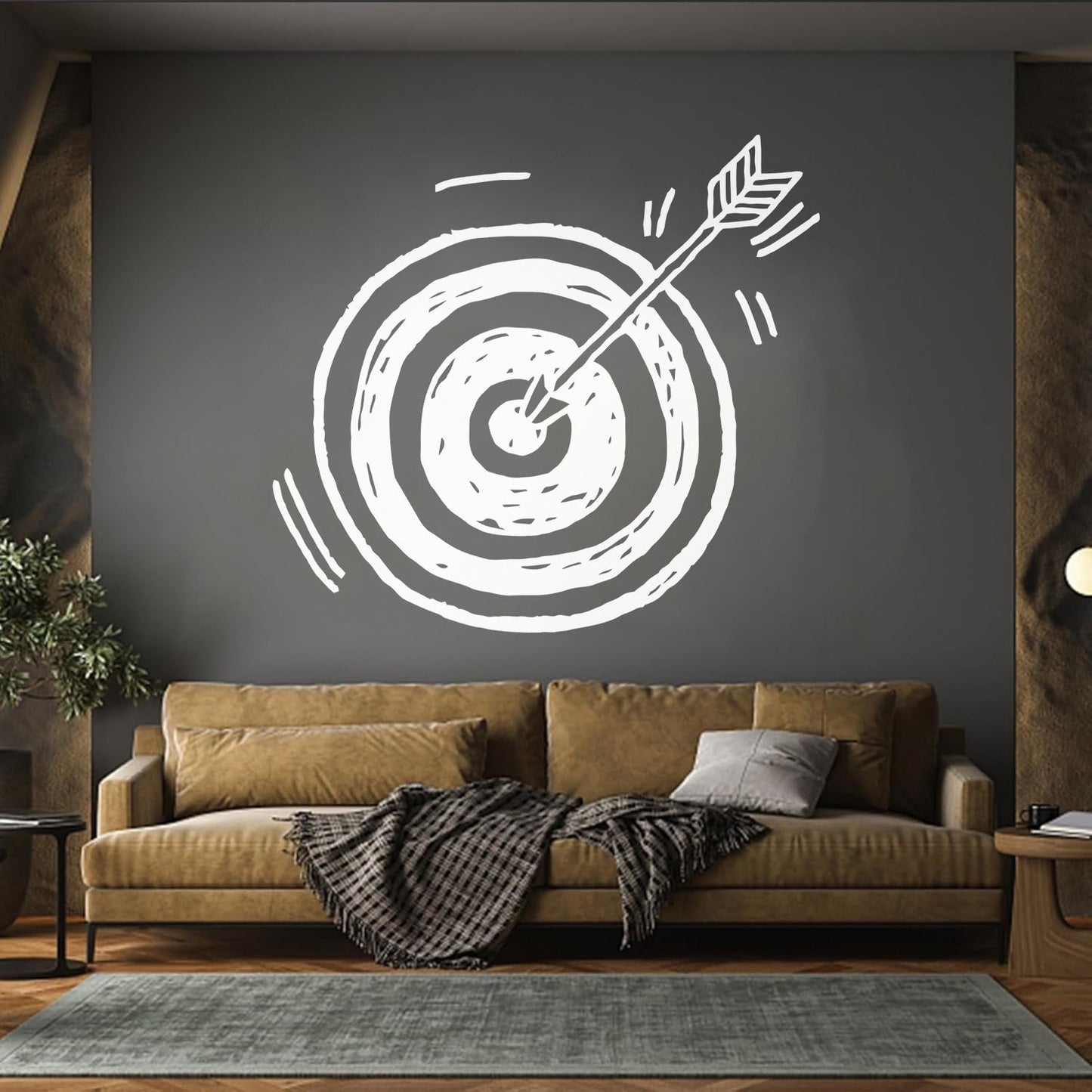 Fine Carving Stickers Arrow Bow Target Sport Can Modify And Add Information