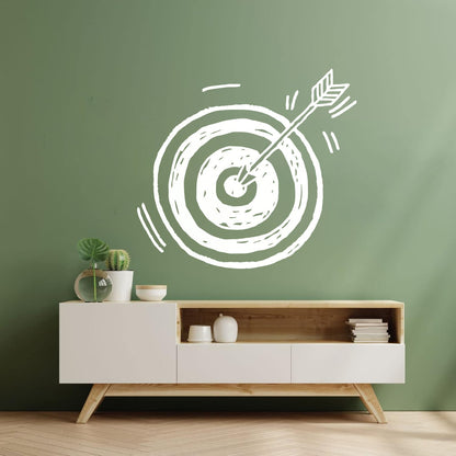 Fine Carving Stickers Arrow Bow Target Sport Can Modify And Add Information