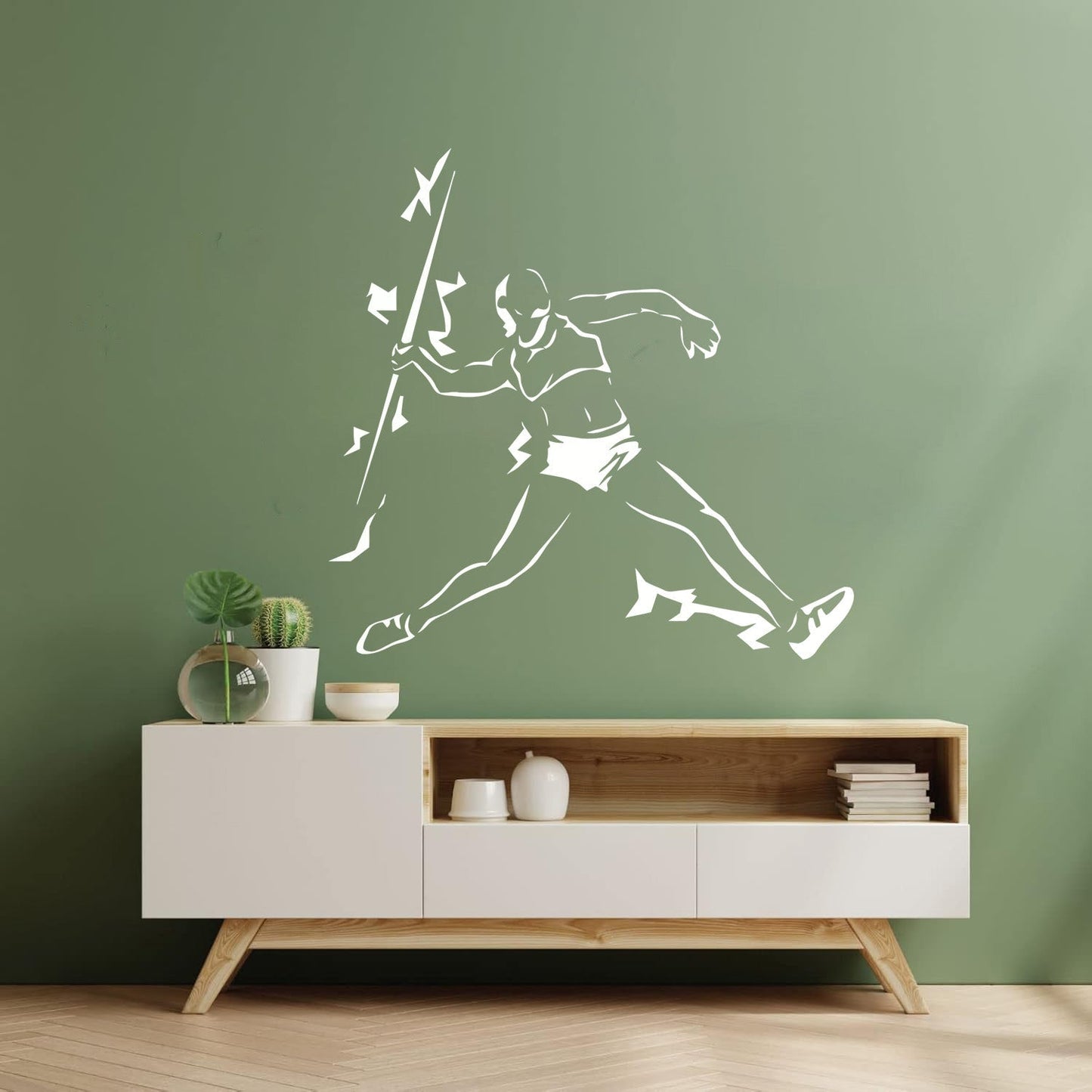 Engraving Stickers Athletics Javelin Throwing Sports Competitions Athlete Window Decals