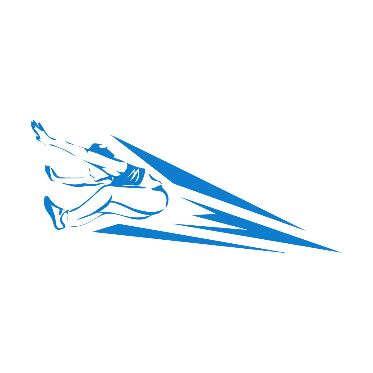 Lettering Decals Athletics Jumping Sports Competitions Athlete Glass Stickers