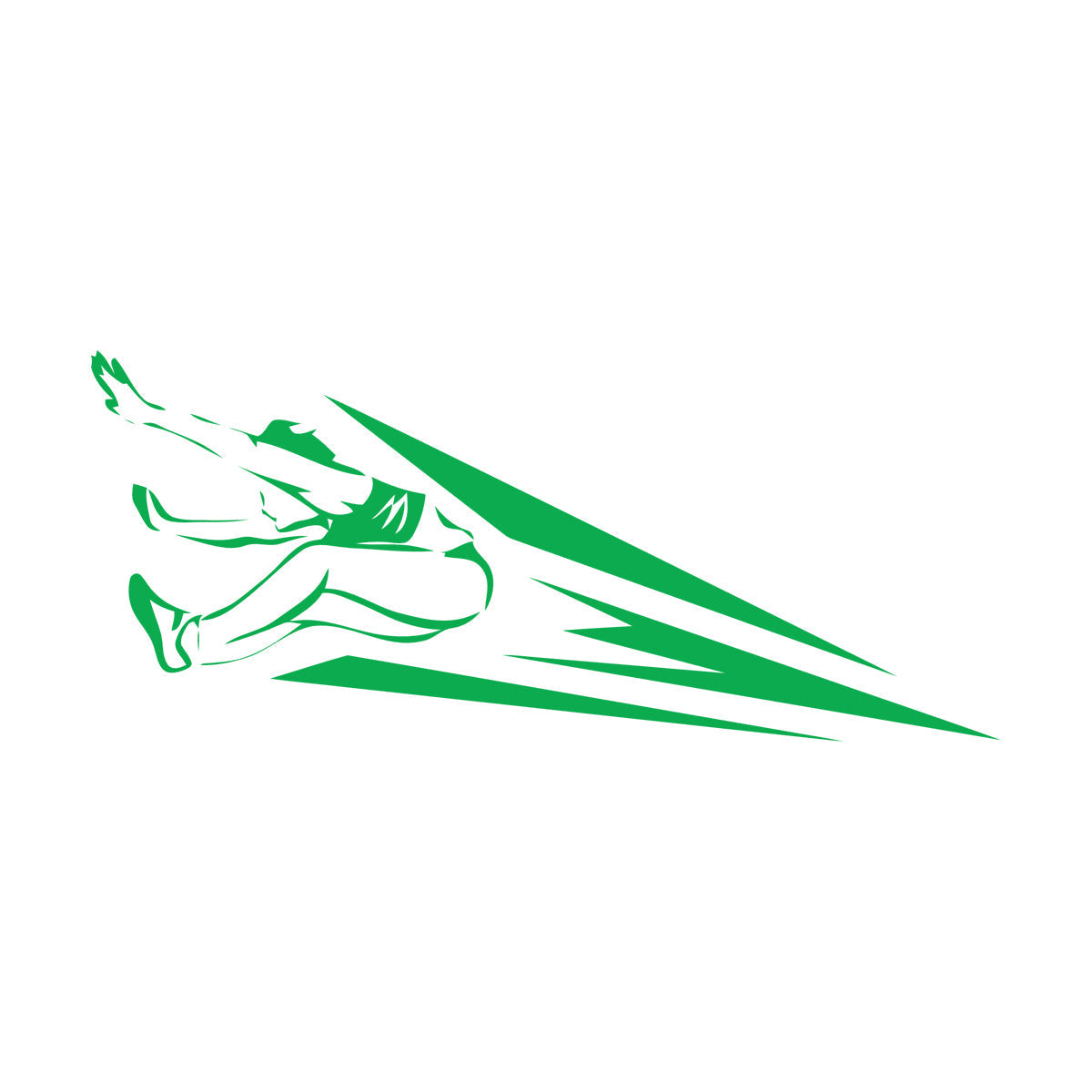 Lettering Decals Athletics Jumping Sports Competitions Athlete Glass Stickers