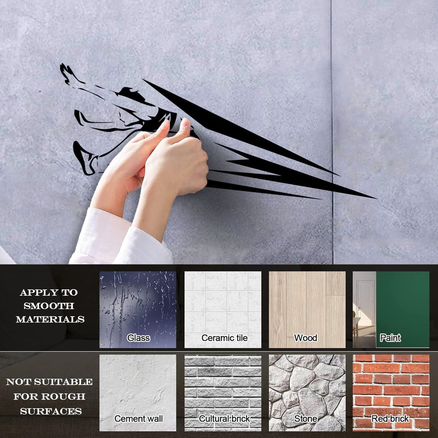 Lettering Decals Athletics Jumping Sports Competitions Athlete Glass Stickers