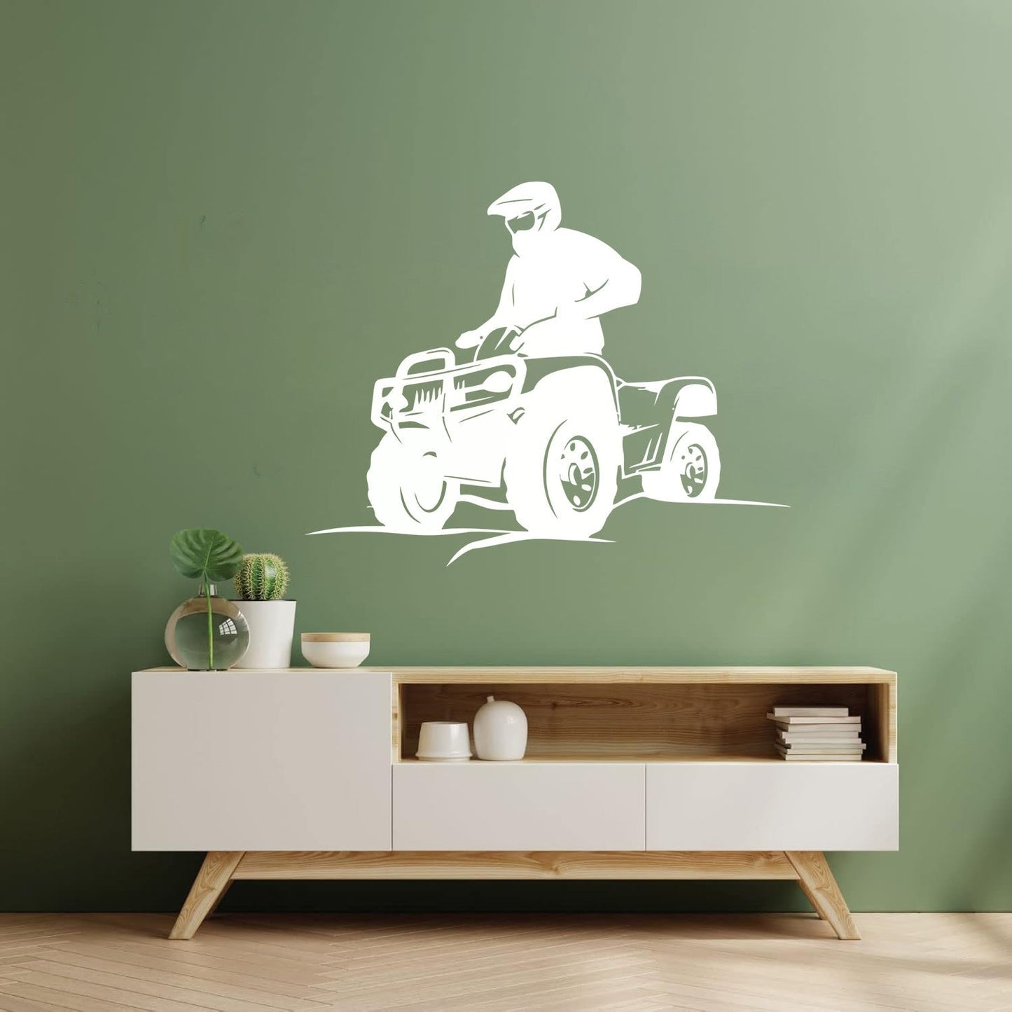 Lettering Stickers Atv Quad Bike Extreme Sport Tattoo Culture