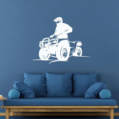 Lettering Stickers Atv Quad Bike Extreme Sport Tattoo Culture
