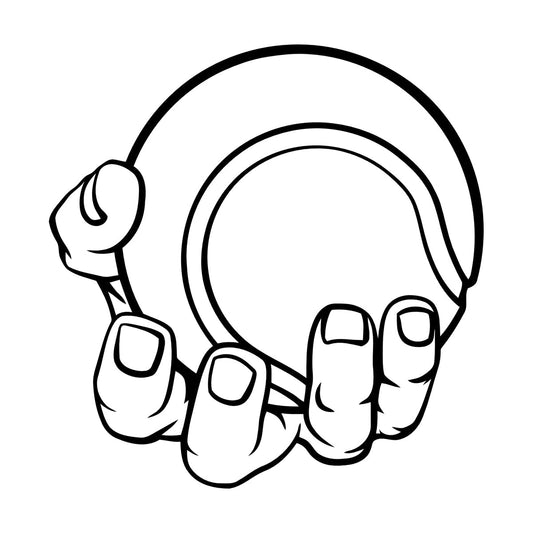 Ball Baseball Hand Sport Game Player Wall Decals Paster Paper Removable Without Leaving Glue