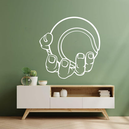 Ball Baseball Hand Sport Game Player Wall Decals Paster Paper Removable Without Leaving Glue