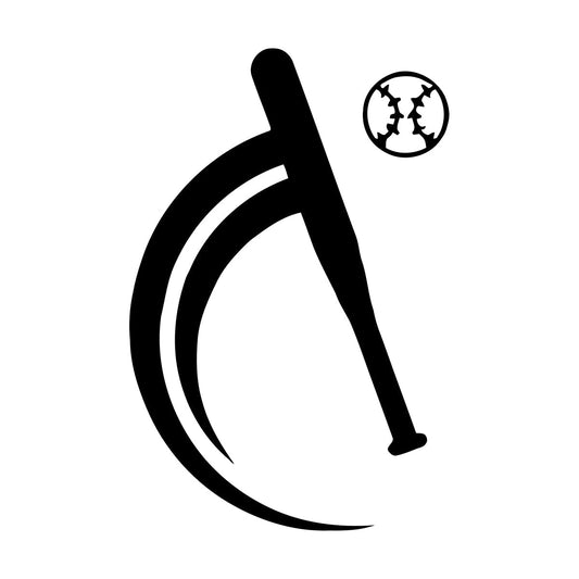 Vinyl Wall Stickers Baseball Bat Sports Ball Game Fitnesscenter Self Adhesive