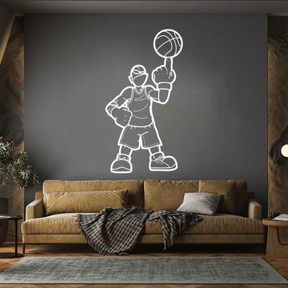 Basketball Player Game Sport Ball Wall Stickers Paster Paper Art Mural Painting