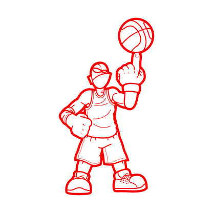 Basketball Player Game Sport Ball Wall Stickers Paster Paper Art Mural Painting