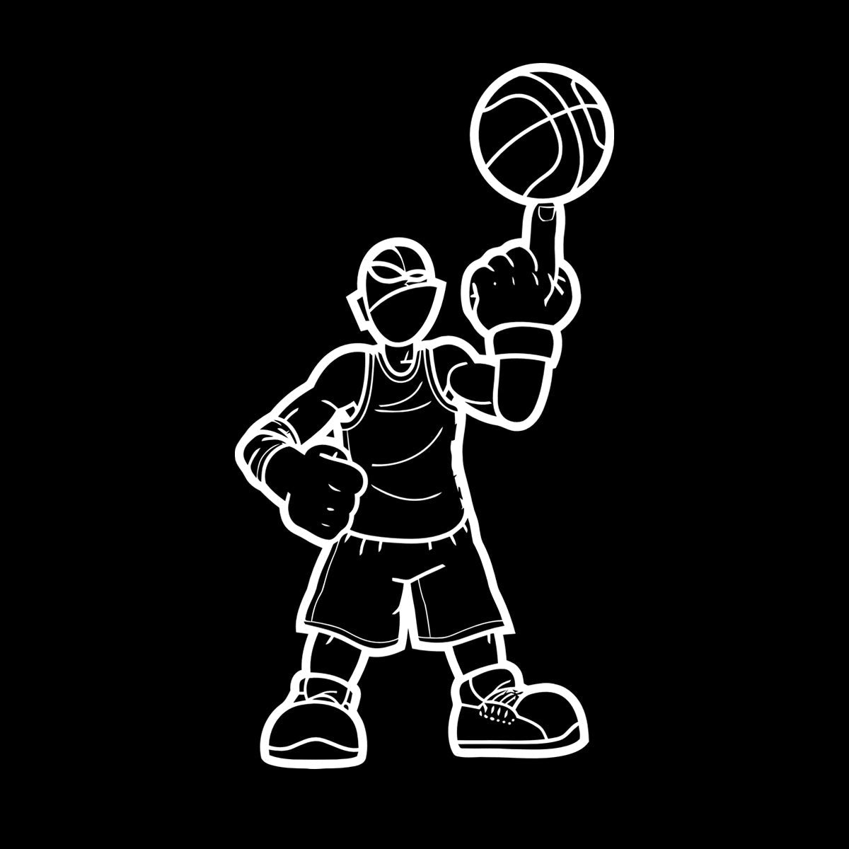 Basketball Player Game Sport Ball Wall Stickers Paster Paper Art Mural Painting