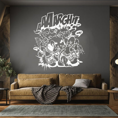 Lettering Stickers Bowling Sports Funny Skittles Recreation Window Decals