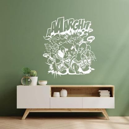 Lettering Stickers Bowling Sports Funny Skittles Recreation Window Decals