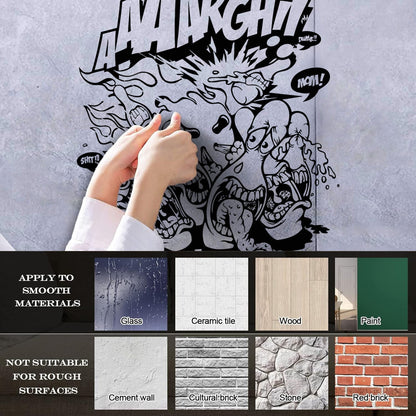 Lettering Stickers Bowling Sports Funny Skittles Recreation Window Decals