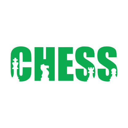 Fine Carving Stickers Chess Pieces Game Sport Word Easy Installation