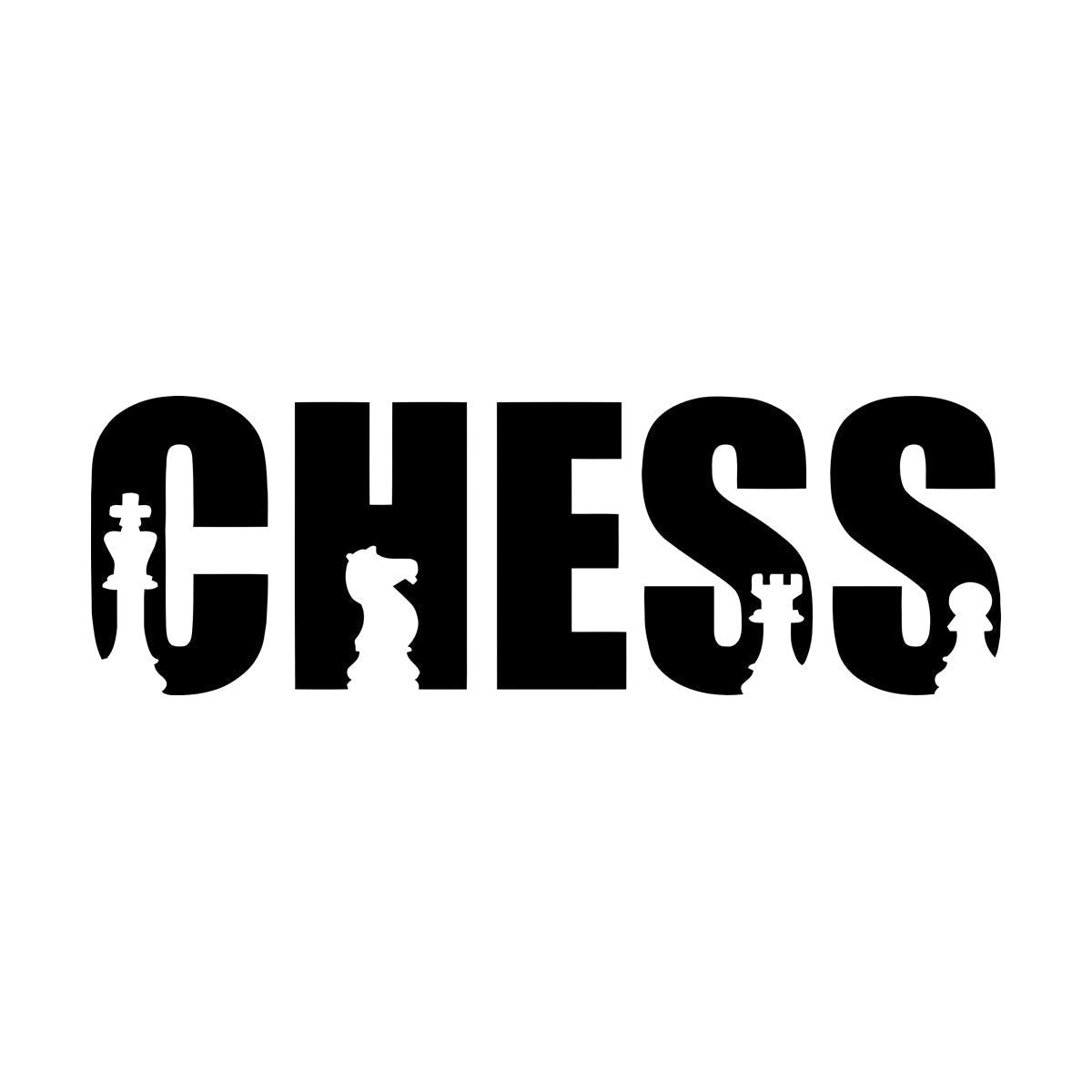 Fine Carving Stickers Chess Pieces Game Sport Word Easy Installation