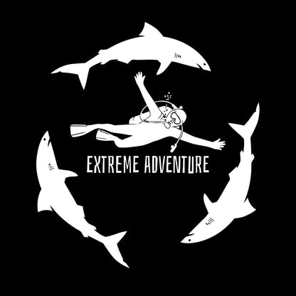 Lettering Decals Diving Extreme Dive Sports Diver Sea Ocean Sharks Personalized Customization