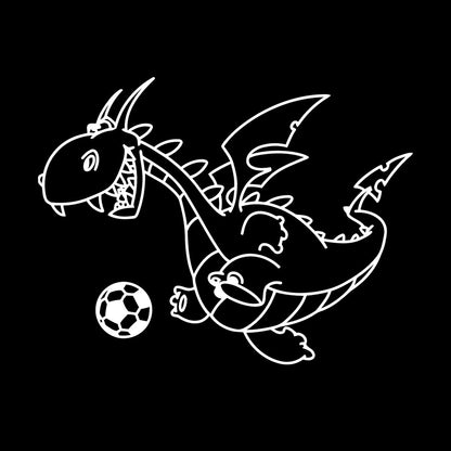 Wall Decals Pvc Dragon Funny Football Ball Fairy Tale Children Can Modify And Add Information