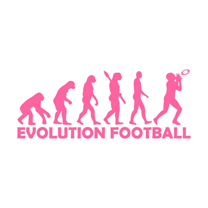 Lettering Stickers Evolution Football Sport Rugby Art Decoration