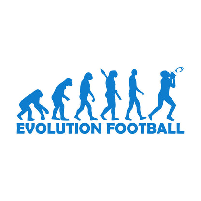 Lettering Stickers Evolution Football Sport Rugby Art Decoration