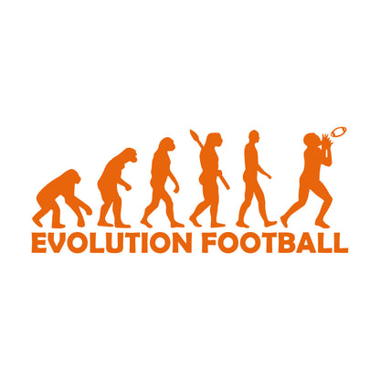 Lettering Stickers Evolution Football Sport Rugby Art Decoration