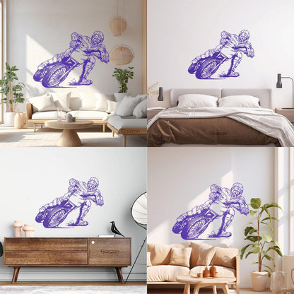 Extreme Sports Motorcycle Racing Speed Biker Wall Decals Window Decals