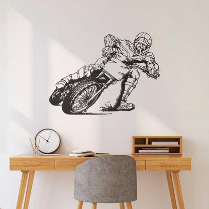 Extreme Sports Motorcycle Racing Speed Biker Wall Decals Window Decals