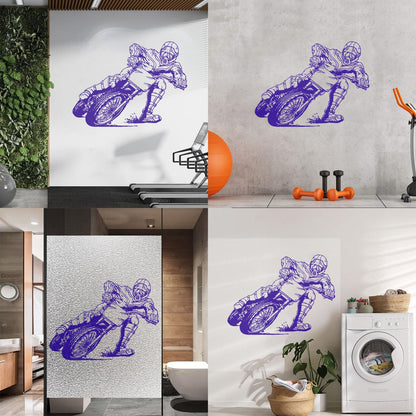 Extreme Sports Motorcycle Racing Speed Biker Wall Decals Window Decals