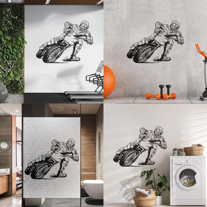 Extreme Sports Motorcycle Racing Speed Biker Wall Decals Window Decals