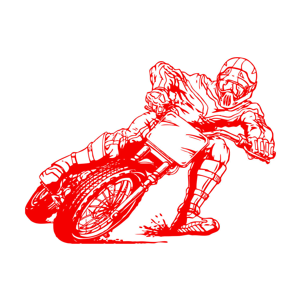 Extreme Sports Motorcycle Racing Speed Biker Wall Decals Window Decals