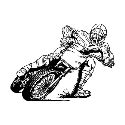 Extreme Sports Motorcycle Racing Speed Biker Wall Decals Window Decals