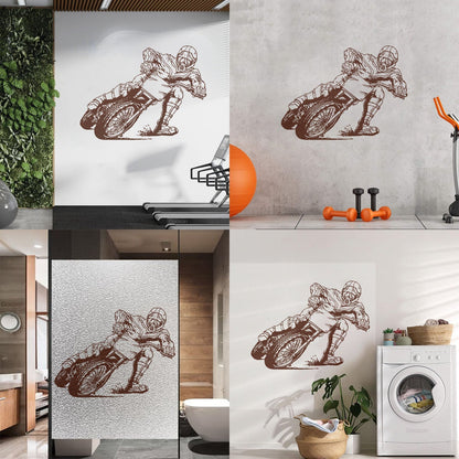 Extreme Sports Motorcycle Racing Speed Biker Wall Decals Window Decals