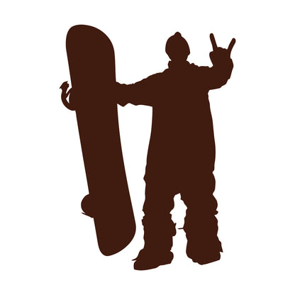 Vinyl Wall Decals Extreme Sports Snowboarding Snowboarder Speed Glass Stickers