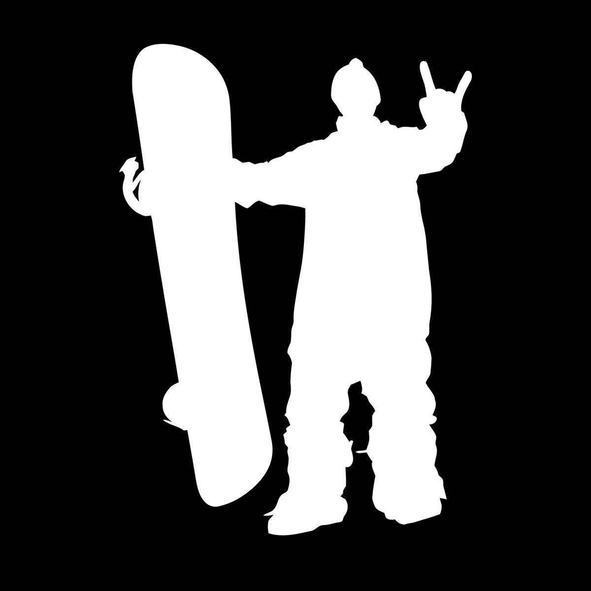 Vinyl Wall Decals Extreme Sports Snowboarding Snowboarder Speed Glass Stickers