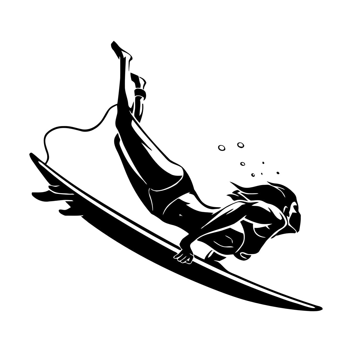 Engraving Decals Extreme Sports Surfing Ocean Beach Waves Store Decoration