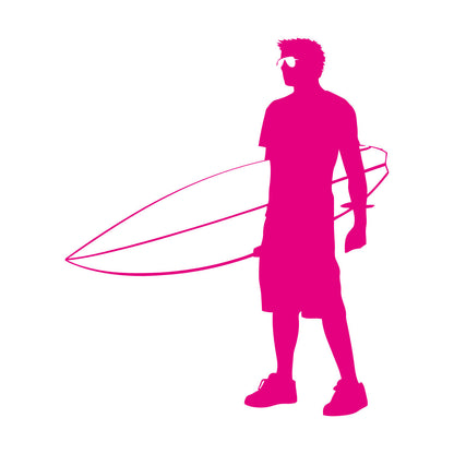 Mural And Wall Vinyl Decal Extreme Surfer Beach Holiday Sea Summer Wave Tattoo Culture