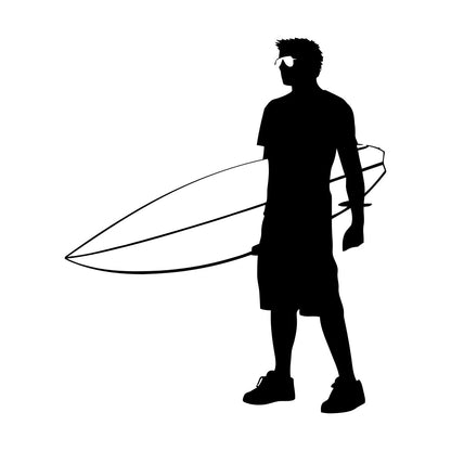 Mural And Wall Vinyl Decal Extreme Surfer Beach Holiday Sea Summer Wave Tattoo Culture