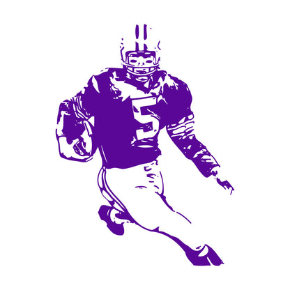 Wall Vinyl Sticker Decor Football Player Quarterback Super Bowl Sport Store Decoration