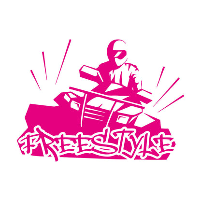Fine Carving Decals Freestyle Extreme Sports Atv Motorcycle Racing Self Adhesive