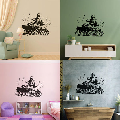 Fine Carving Decals Freestyle Extreme Sports Atv Motorcycle Racing Self Adhesive