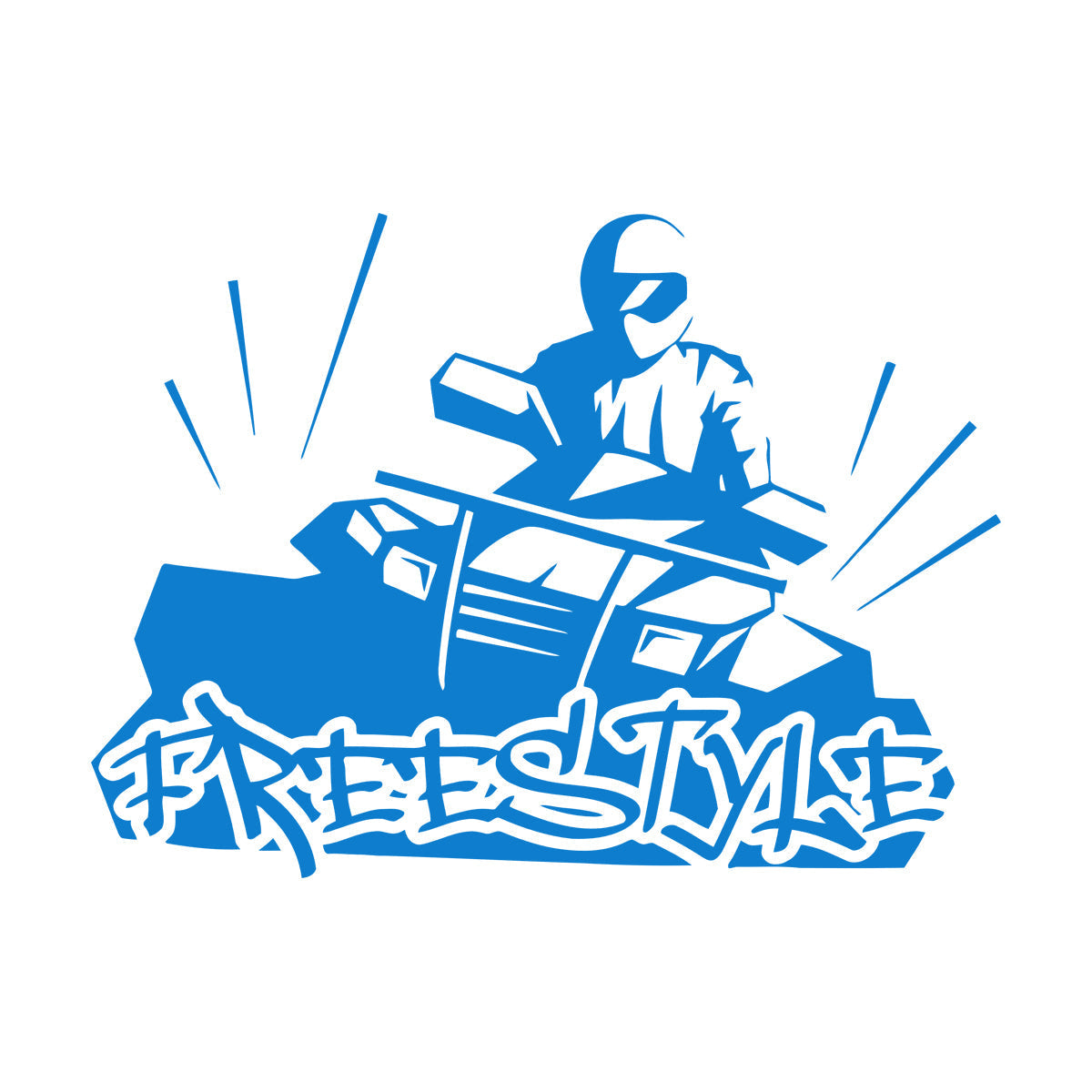 Fine Carving Decals Freestyle Extreme Sports Atv Motorcycle Racing Self Adhesive