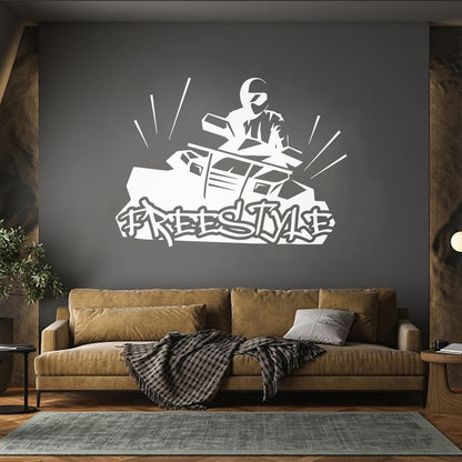 Fine Carving Decals Freestyle Extreme Sports Atv Motorcycle Racing Self Adhesive