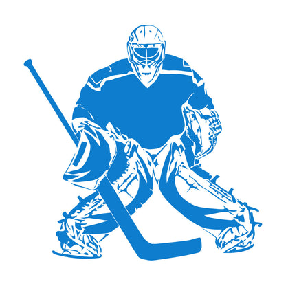 Vinyl Wall Decals Hockey Sport Player Sports Fan Goalkeeper Personalized Customization