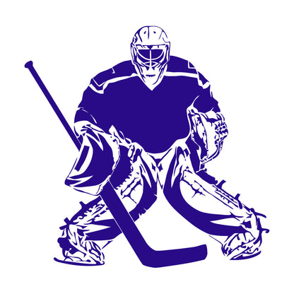 Vinyl Wall Decals Hockey Sport Player Sports Fan Goalkeeper Personalized Customization
