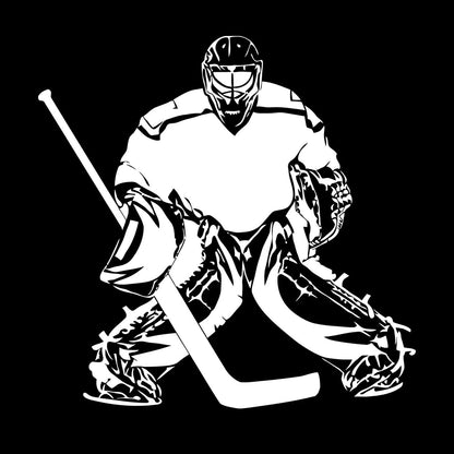 Vinyl Wall Decals Hockey Sport Player Sports Fan Goalkeeper Personalized Customization