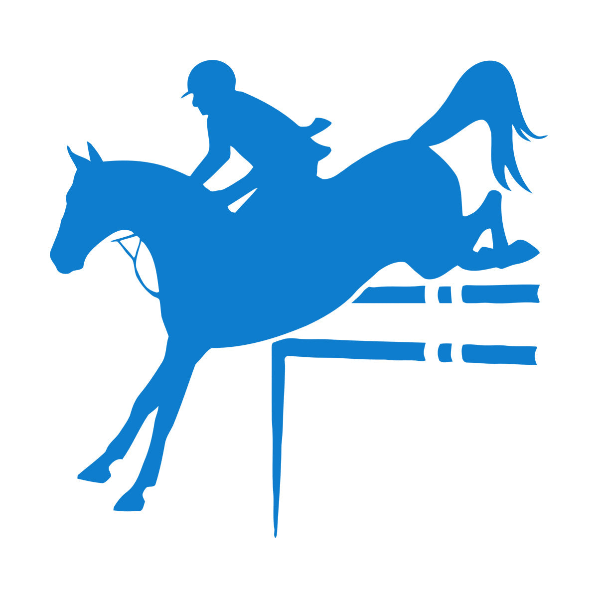 Horse Rider Sport Horse Riding Engraving Decals Can Modify And Add Information
