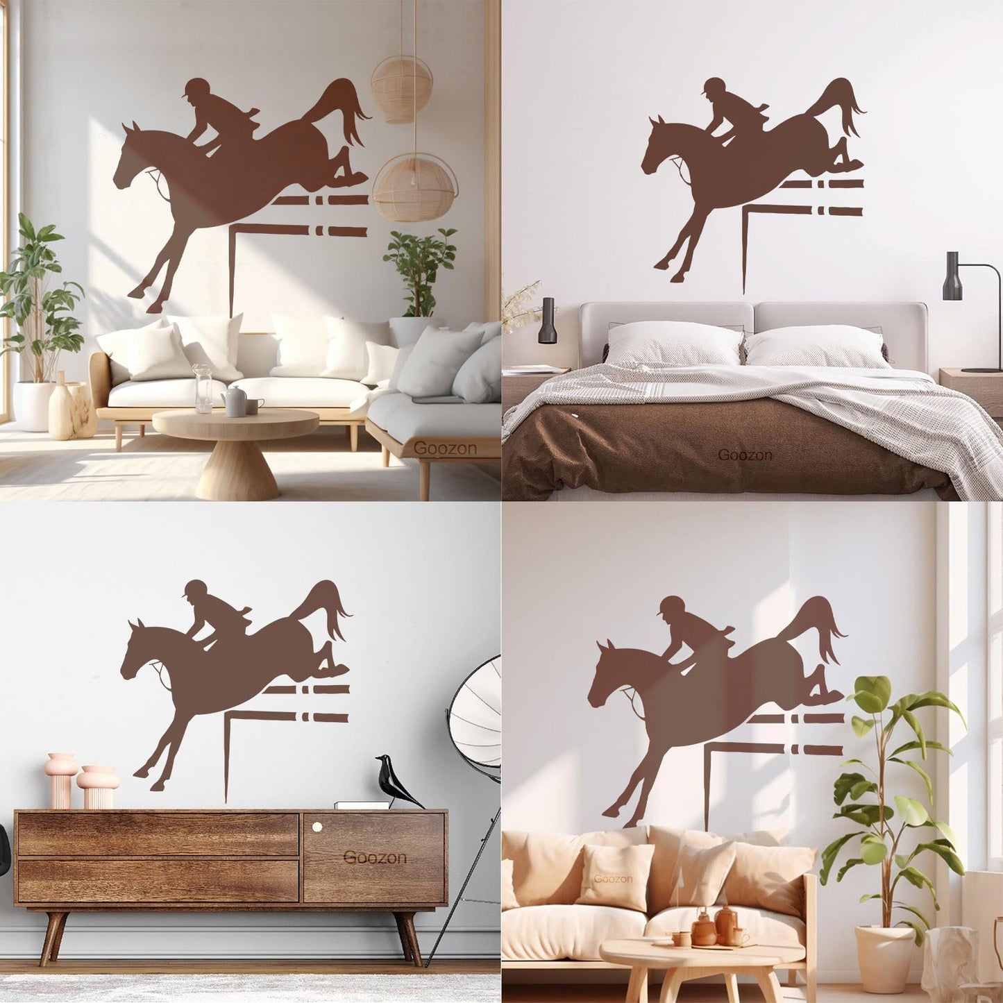 Horse Rider Sport Horse Riding Engraving Decals Can Modify And Add Information