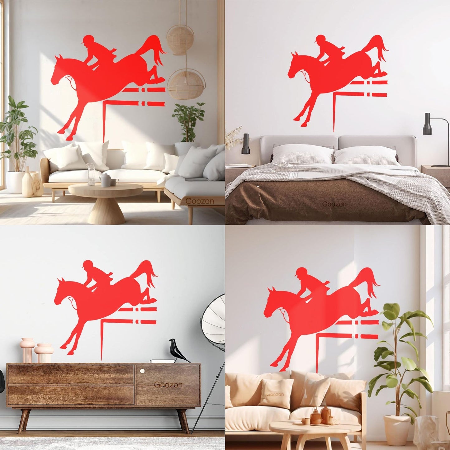 Horse Rider Sport Horse Riding Engraving Decals Can Modify And Add Information